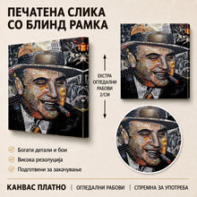 Вчитај ја сликата во галериски мод за гледање, Апстрактен колаж со весници, типографија, ретро фотографии, клавијатура и портокалови детали во темни тонови.