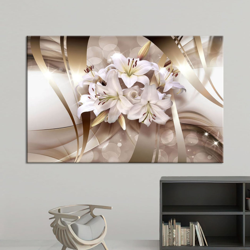 Светлина што го обвива цветот