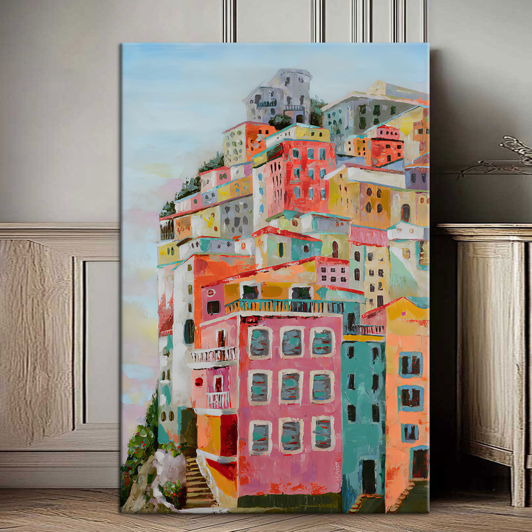 Шарените згради