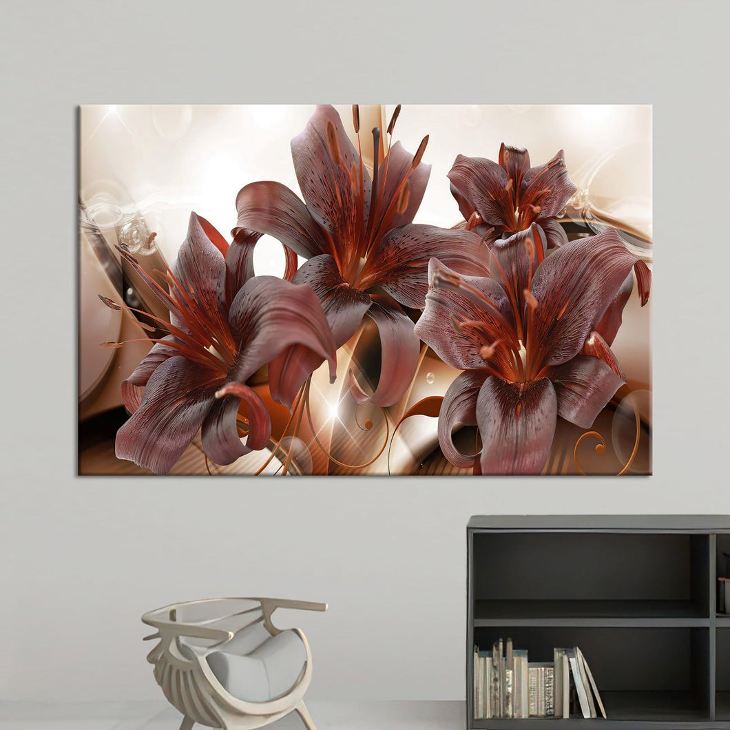 Тајната убавина на црвеното цвеќе