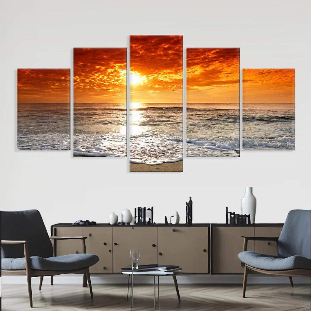 Залез на спокојниот брег