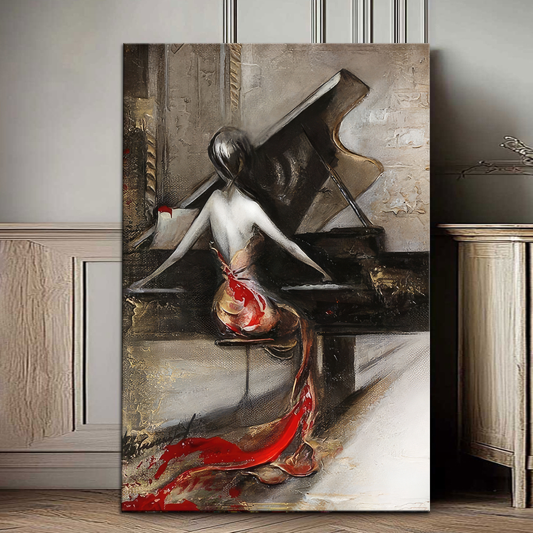 Жена и пијано вечна љубов